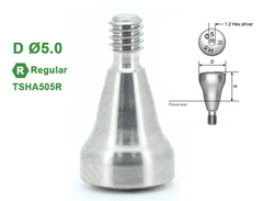 Ø4.0 Ø4.5 Ø5.0 Ø6.0 Ø7.0 Ø8.0 Ø9.0 Regular Heating Abutment for Osstem TS Implant System
