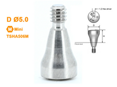 Healing Abutment Caps Mini Platform Ø4.0mm Ø4.5mm Ø5.0mm Fits OSSTEM