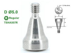 Healing Abutment  Caps Regluar Platform Ø4.0mm Ø4.5mm Ø5.0mm Fits OSSTEM
