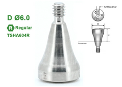 Healing Abutment  Caps Regluar Platform Ø4.0mm Ø4.5mm Ø5.0mm Fits OSSTEM