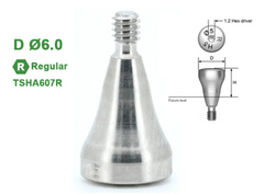 Ø4.0 Ø4.5 Ø5.0 Ø6.0 Ø7.0 Ø8.0 Ø9.0 Regular Heating Abutment for Osstem TS Implant System