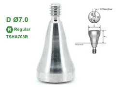 Ø4.0 Ø4.5 Ø5.0 Ø6.0 Ø7.0 Ø8.0 Ø9.0 Regular Heating Abutment for Osstem TS Implant System