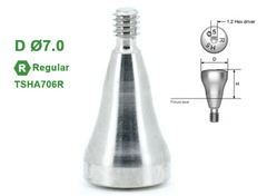 Healing Abutment  Caps Regluar Platform Ø4.0mm Ø4.5mm Ø5.0mm Fits OSSTEM