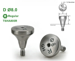 Ø4.0 Ø4.5 Ø5.0 Ø6.0 Ø7.0 Ø8.0 Ø9.0 Regular Heating Abutment for Osstem TS Implant System