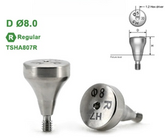 Ø4.0 Ø4.5 Ø5.0 Ø6.0 Ø7.0 Ø8.0 Ø9.0 Regular Heating Abutment for Osstem TS Implant System
