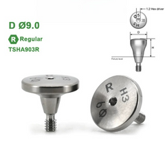 Ø4.0 Ø4.5 Ø5.0 Ø6.0 Ø7.0 Ø8.0 Ø9.0 Regular Heating Abutment for Osstem TS Implant System