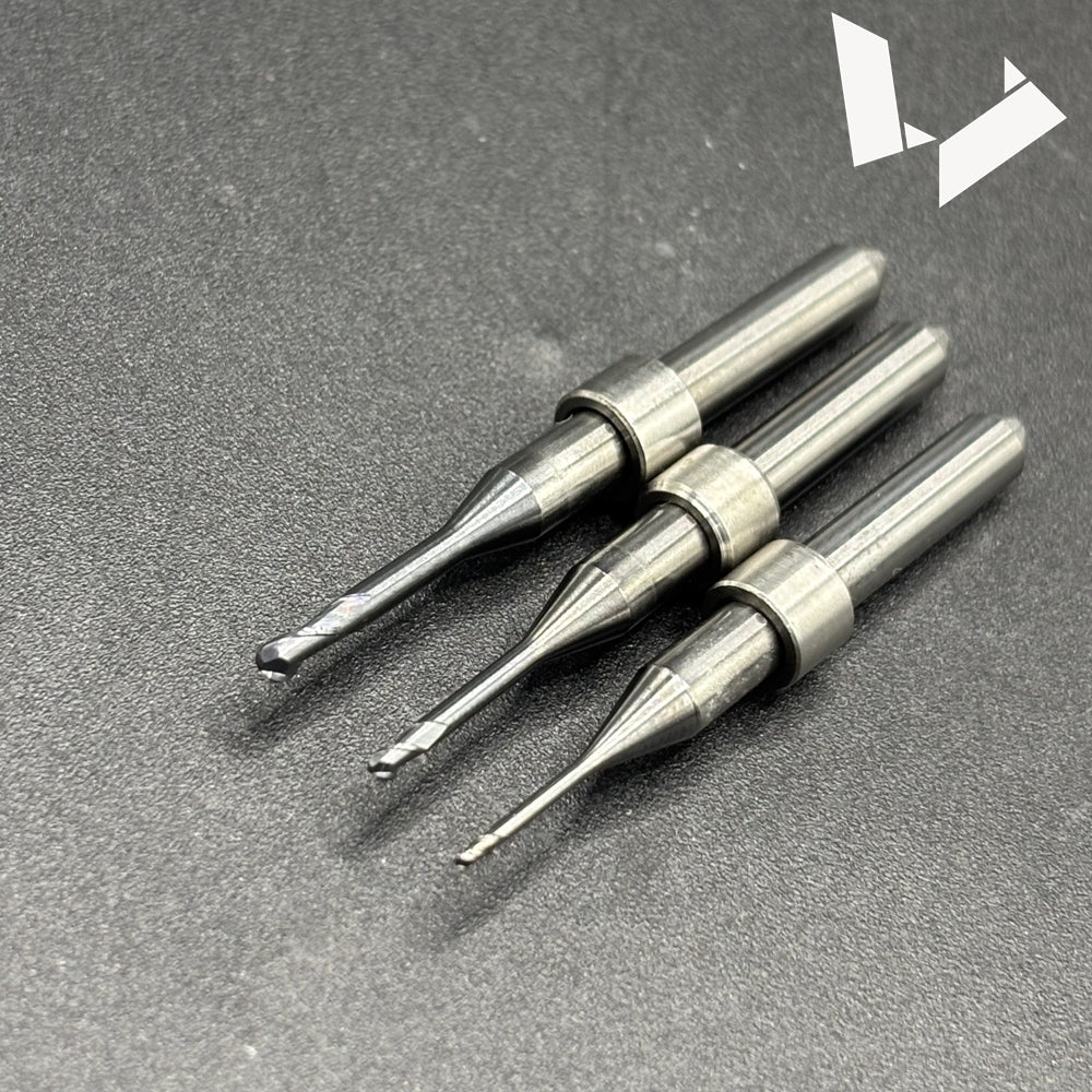 MB-58 MB-59 MB-60 4mm Shaft Titanium Cocr Milling Tool with Stop Ring - Arum 300 Series Compatible