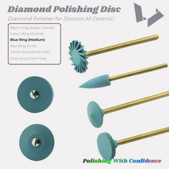 Diamond Polisher Disc - Medium Blue