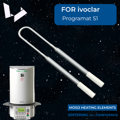 Piezas para Horno 627999 - Recambio de elementos calefactores de Mosi2 para horno Ivoclar Programat S1 S2