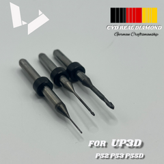 CVD Diamond Coated Milling Burs — Up3D P52 P53 Milling Machine