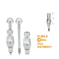 Ø4.0 Ø4.5 Ø5.0 Closed Tray Impression Coping Compatible with Osstem implant System