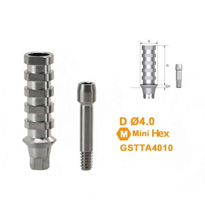 Ø4.0 Ø4.5 Temporary Abutment Compatible with Osstem TS Implant System
