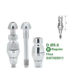 Ø4.0 Ø4.5 Ø5.0 Closed Tray Impression Coping Compatible with Osstem implant System