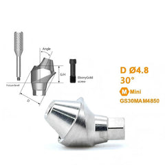 17° / 30° Multi Angled Abutment Compatible with Osstem TS Implant System