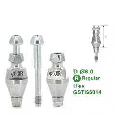 Ø4.0 Ø4.5 Ø5.0 Closed Tray Impression Coping Compatible with Osstem implant System