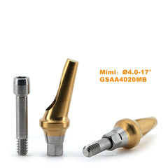 17° Mini-Angled Abutment (Ø4.0 Ø4.5mm) Compatible with Osstem TS implant System