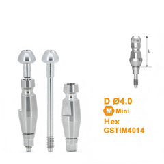 Ø4.0 Ø4.5 Ø5.0 Closed Tray Impression Coping Compatible with Osstem implant System