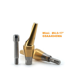 17° Mini-Angled Abutment (Ø4.0 Ø4.5mm) Compatible with Osstem TS implant System