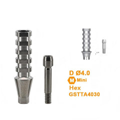 Ø4.0 Ø4.5 Temporary Abutment Compatible with Osstem TS Implant System
