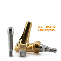17° Mini-Angled Abutment (Ø4.0 Ø4.5mm) Compatible with Osstem TS implant System