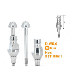 Ø4.0 Ø4.5 Ø5.0 Closed Tray Impression Coping Compatible with Osstem implant System