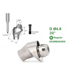 17° / 30° Multi Angled Abutment Compatible with Osstem TS Implant System