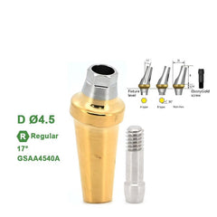 17° Regular-Angled Abutment (Ø4.5 Ø5.0 Ø6.0mm) Compatible with Osstem TS Implant System