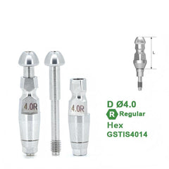 Ø4.0 Ø4.5 Ø5.0 Closed Tray Impression Coping Compatible with Osstem implant System