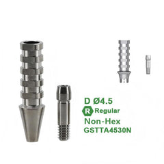 Ø4.0 Ø4.5 Temporary Abutment Compatible with Osstem TS Implant System