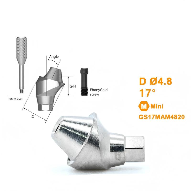 17° / 30° Multi Angled Abutment Compatible with Osstem TS Implant System