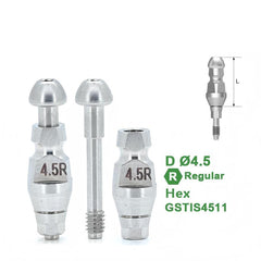 Ø4.0 Ø4.5 Ø5.0 Closed Tray Impression Coping Compatible with Osstem implant System